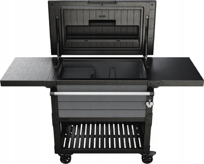 Ftohës oborri Keter Patio Cooler, 85L, me rrota, i zi