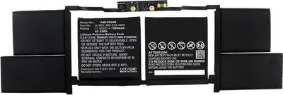 Bateri laptopi CoreParts MBXAP-BA0070 për MacBook Pro 15", e zezë