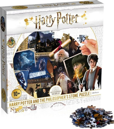 Puzzle Winning Moves Harry Potter and the Philosopher's Stone, 500 pjesë, shumëngjyrëshe