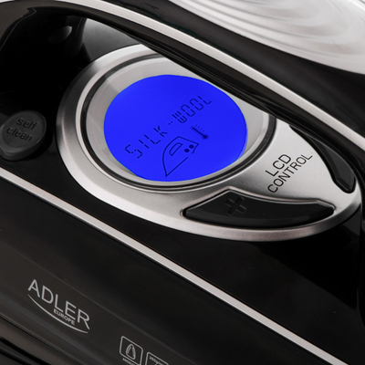 Hekur me avull Adler AD 5054, 3000 W, ekran LCD, Swift Glide