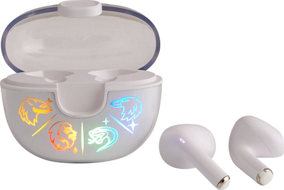 Kufje wireless Lazerbuilt Harry Potter Hogwarts Light up, Bluetooth, me drita, të bardha