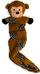 Lodër pelush Party Pets Flat Head, 80 cm, shumëngjyrëshe
