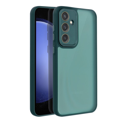 Kllëf telefoni VARIETE Elegant për Samsung Galaxy S24 Plus, mbrojtës, rri mirë me karikim wireless, jeshile e errët