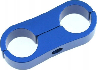 Kllapë tubash TurboWorks Billet, dyshe 27mm, alumini, blu