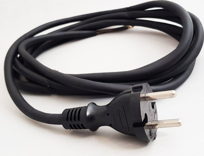 Kabllo lidhëse Plastrol PP-21, 3m, H05RR-F 2x1.5mm², e zezë