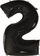 Balonë folie GoDan Beauty &amp; Charm 2, 92cm, e zezë