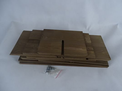 Raft vere Kesper Wine Bottle Shelving System 69244, 16 shishe, dru, kafe natyrale