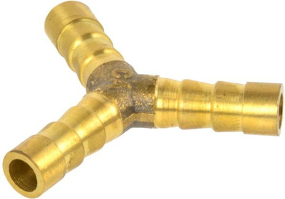 Pneumатски tee конектор Graphite G02997, 8mm, бронза