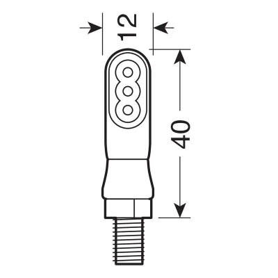 Sinjalizues Motorri Nano Led 12v