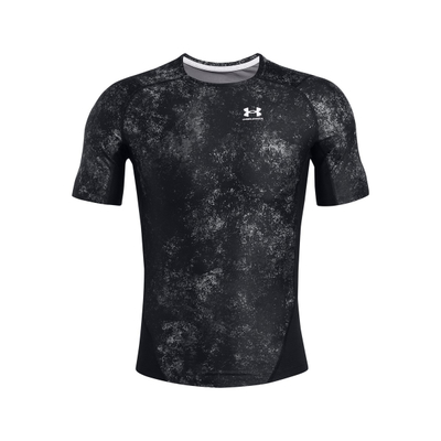 Спортска блуза Under Armour HeatGear Iso Chill за мажи, компресиска, материјал што се суши брзо, црна