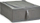 Kuti ruajtëse Zeller Fabric Box, me zinxhir, material fleece, gri