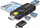 Lexues kartelash Axagon CRE-SMP2A, ID Smart Card, SD microSD SIM, USB A USB C