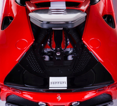 Model makine Bburago Ferrari SF90 Stradale, shkallë 1:18, e kuqe