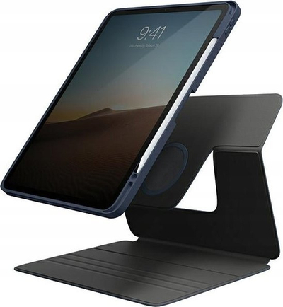 Mbrojtëse tableti Uniq Rovus për iPad Pro 11 Air 10.9, rrotullim 360°, me qëndrim, blu e errët