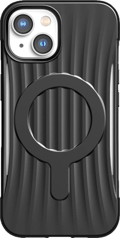 Kapak telefoni Raptic Clutch Built për iPhone 14 Plus, MagSafe, i zi