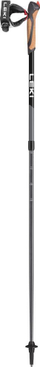 Bastunë Nordic Walking Leki Spin, alumini, 100130cm, të zinj
