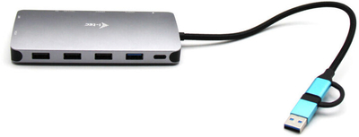 Докинг станица i-tec USB 3.0/USB-C/Thunderbolt 3, 3x Display, LAN, PD 100W
