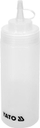 Shishe salce Yato YG-00552, 350 ml, plastike, e bardhë