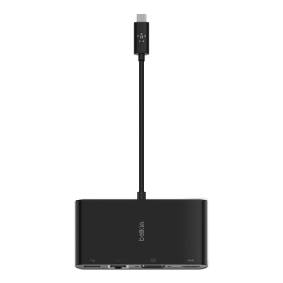 Përshtatës multimedial Belkin USB-C, i zi