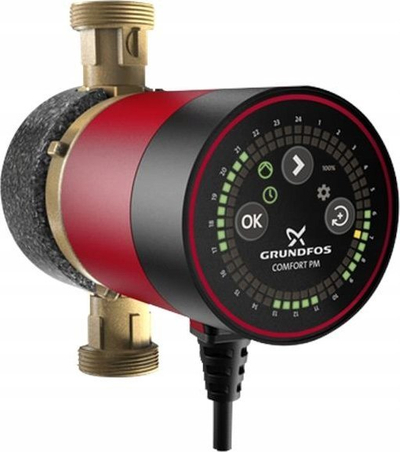 Pompe qarkulluese Grundfos Comfort 15-14 BXDT PM, 7W, 10 bar, e kuqe