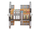Shirit matës serik Wago 847-297/230-1001, 14 pole, 500V 30A, gri