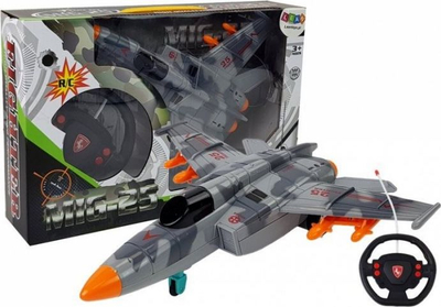 Lodër avion me komandë nga larg Leantoys MIG-25, 26 cm, gri