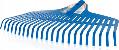 Hark kopshti Garden Rake, plastik, 46cm, jeshil