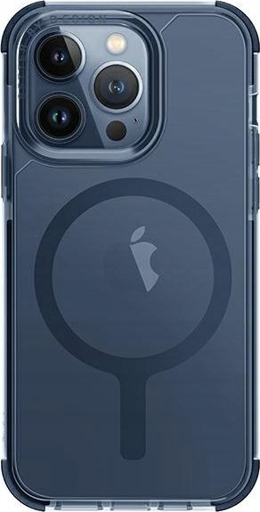 Mbrojtëse telefoni UNIQ Combat MagClick për iPhone 15 Pro Max, me MagSafe, Smoke Blue