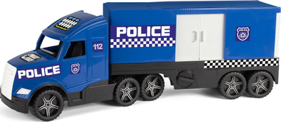 Kamion lodër policie Wader Magic Truck Action, 79 cm, plastik, shumëngjyrësh