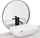 Lavabo mbi banak Rea Claudia, 51cm, e bardhë