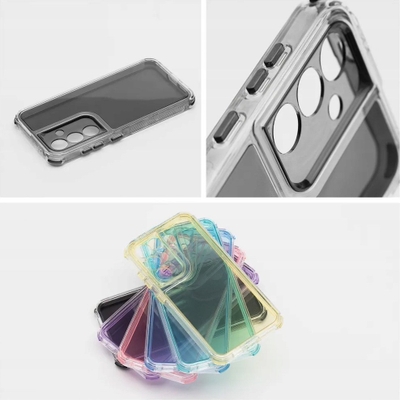 Futera Matrix Clear për Samsung S20 FE dhe S20 FE 5G, e tejdukshme, me kornizë të zezë