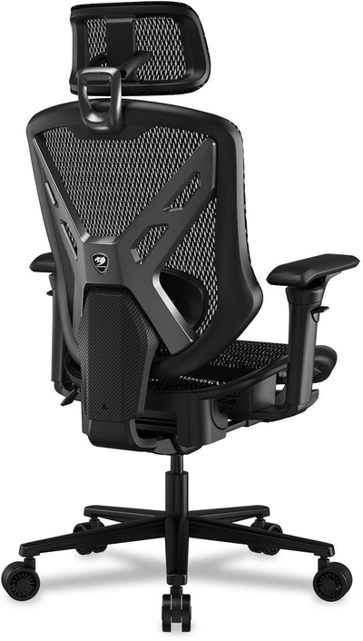 Karrige gaming Cougar Speeder, me lëkundje, me jastëk për kokën, e zezë