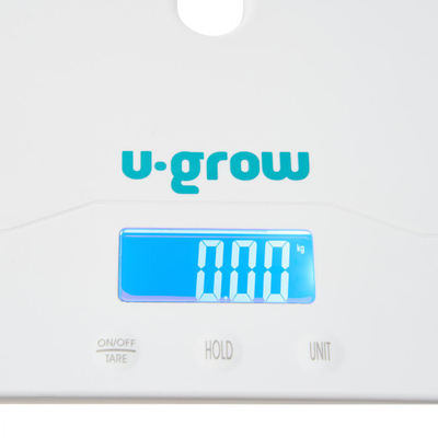 Peshore digjitale për trup U-grow, 2 në 1, Bluetooth, e bardhë