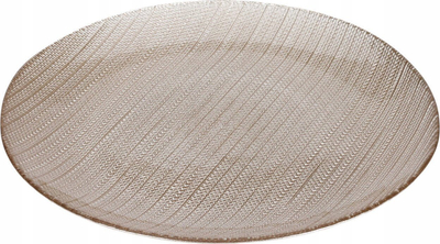 Pjatë ëmbëlsirash Plate Home Styling Collection Karneol, 21 cm, xham, ngjyrë ari