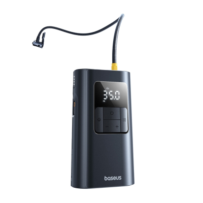 Kompresor ajri portativ Baseus, 6000mAh, ekran dixhital, i zi