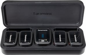 Mikrofon безжичен лавалиер Saramonic Blink500 ProX B8, 4 канали, со вградено снимање, за iPhone