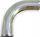 Tub alumini 90° universal, diametër 63mm, gjatësi 30cm, argjendtë