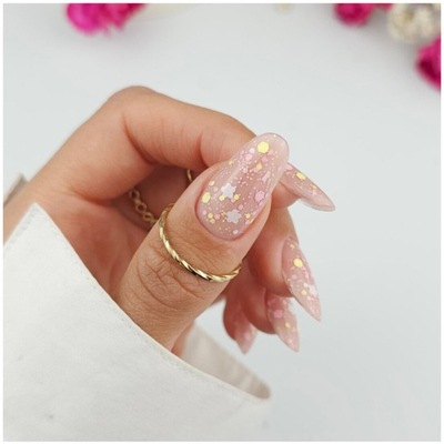 Top coat manikyri Claresa Pastel Garden, No Wipe, UV/LED, 5g