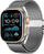 Byzylyk për Apple Watch Tech-Protect Milano, çelik inox, seri 6 7 8 9 10 SE Ultra 1 2, argjendtë
