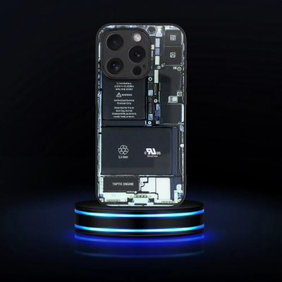 Futera mbrojtëse Futera Tech Pattern 1 për iPhone 7 8 SE SE 2022, transparente