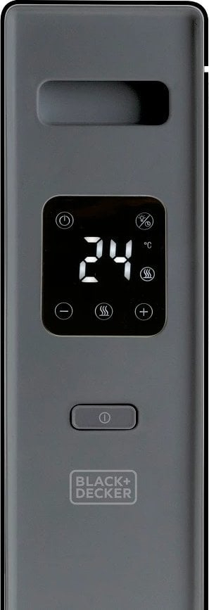 Ngrohës konvektor Black+Decker BXCSH2001E, 2000W, me ekran digjital, i zi