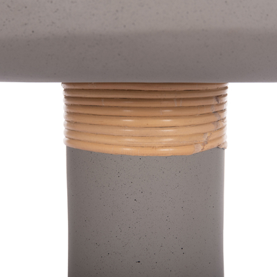 Tavolinë ndihmëse TRED HM18169.03, Fiber Cement, D40x61 cm, gri natyrale