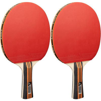 Set pingpongu JOOLA Family Advanced, 4 raketa, topa edhe çantë, i zi