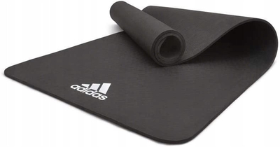 Тапет за јога Adidas, 8mm, 176x61cm, црн