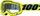 Syze motokrosi 100% Accuri Enduro, xham i dyfishtë transparent, fluo e verdhë