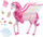 Lodër Pegasus Mattel Barbie A Touch of Magic HLC40, me drita dhe tinguj, rozë