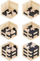 Lojë logjike druri Kubiku 24742, 52 blloqe, puzzle 3D, shumëngjyrëshe