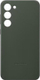 Këllëf telefoni Samsung Galaxy S23+, lëkurë, jeshile e errët