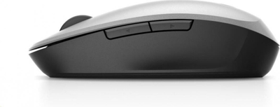 Maus HP Dual, wireless, Bluetooth, USB, i zi dhe i argjendtë