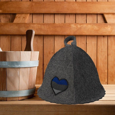 Kapelë sauna Flammifera THE SAUNA HAS ESTONIA RSH-03-B2, material i trashë, gri